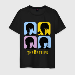 The Beatles pop art – Футболка из хлопка с принтом купить со скидкой в -20%