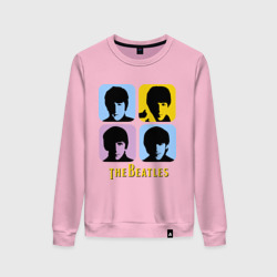Женский свитшот хлопок The Beatles pop art