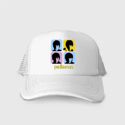 Кепка тракер с сеткой The Beatles pop art