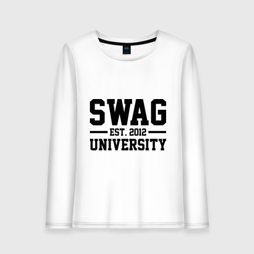 Женский Лонгслив Swag University (хлопок)