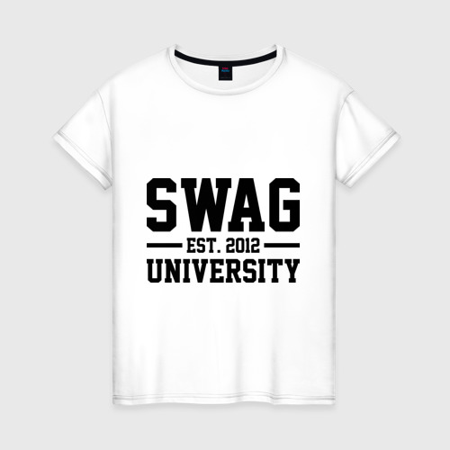 Женская Футболка Swag University (хлопок)