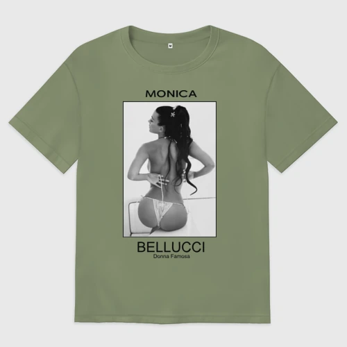 Мужская футболка хлопок Oversize Моника Беллучи