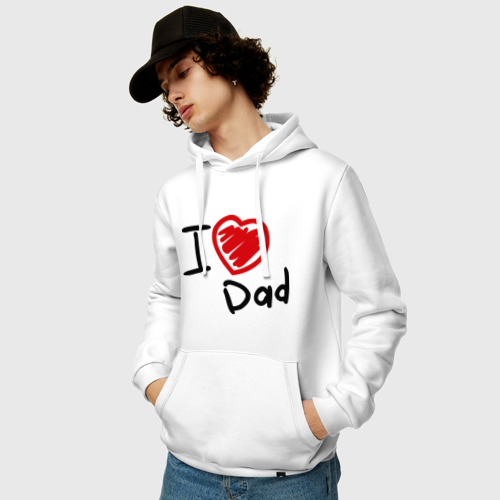 Мужская толстовка хлопок love dad - фото 3