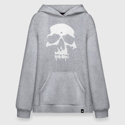 Худи SuperOversize хлопок Skull череп