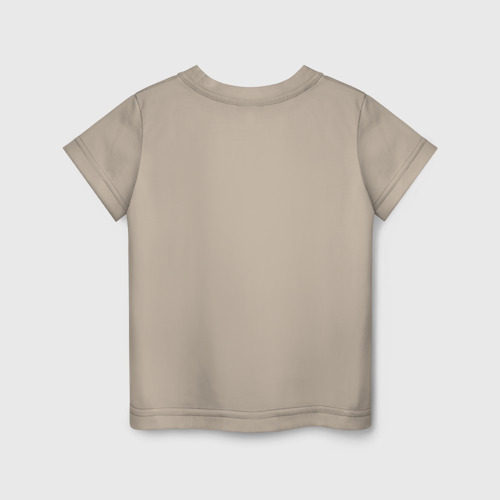 Детская футболка хлопок с принтом Танечка бесценна, вид сзади #1