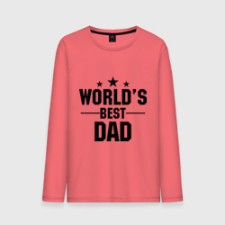 Мужской лонгслив хлопок World\'s best daddy