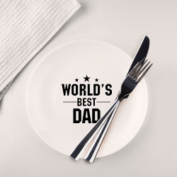 Тарелка World\'s best daddy