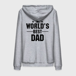 Мужская толстовка на молнии хлопок World\'s best daddy