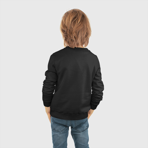 Детский свитшот хлопок Отдых без WIFI, цвет черный - фото 6