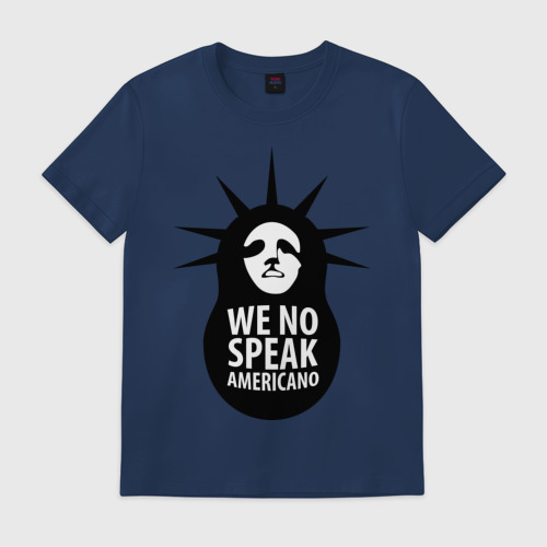 Мужская футболка хлопок We no speak americano Фото 01 Мужская футболка хлопок We no speak americano Фото 01