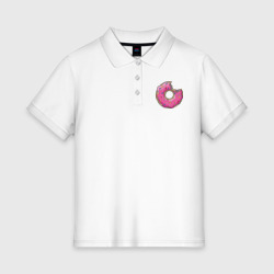 Женское поло хлопок Пончик Гомера