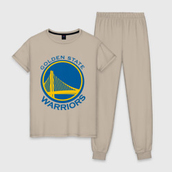 Женская пижама хлопок Golden state Warriors