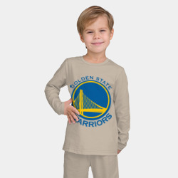 Детская пижама с лонгсливом хлопок Golden state Warriors - фото 2
