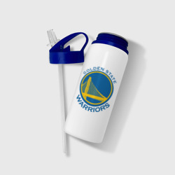 Бутылка для воды с трубочкой Golden state Warriors - фото 2