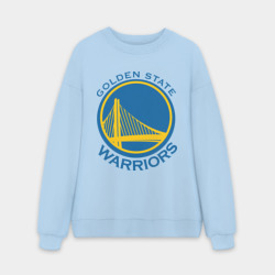 Мужской свитшот oversize без начеса хлопок Golden state Warriors