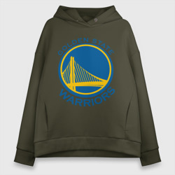 Женское худи Oversize хлопок Golden state Warriors