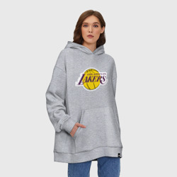 Худи SuperOversize хлопок LA Lakers - фото 2