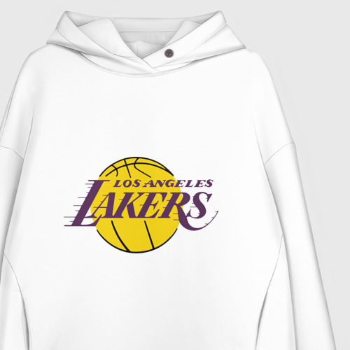 Женское худи Oversize хлопок LA Lakers - фото 3