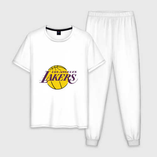 Мужская пижама хлопок LA Lakers, цвет белый