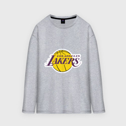 Женский лонгслив oversize хлопок LA Lakers