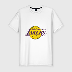 Мужская футболка хлопок Slim LA Lakers