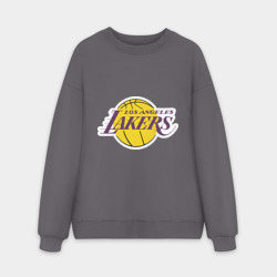 Мужской свитшот oversize без начеса хлопок LA Lakers