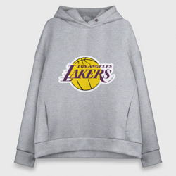 Женское худи Oversize хлопок LA Lakers