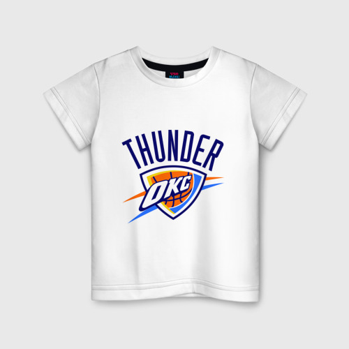 Детская футболка хлопок Thunder, цвет белый