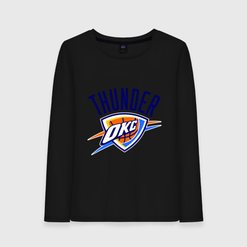 Женский лонгслив хлопок Thunder, цвет черный