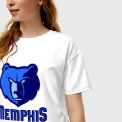 Женская футболка хлопок Oversize Memphis - фото 2