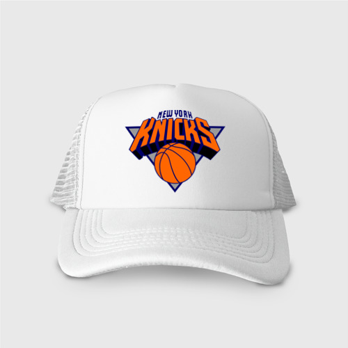 Кепка тракер с сеткой NY Knicks, цвет белый