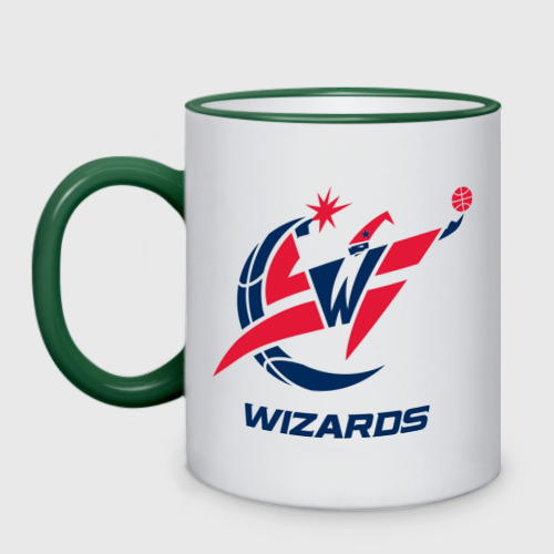 Кружка двухцветная Wizards, цвет Кант зеленый