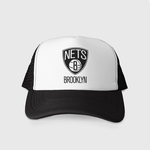 Кепка тракер с сеткой Nets Brooklyn, цвет черный