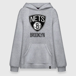 Худи SuperOversize хлопок Nets Brooklyn