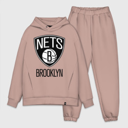 Мужской костюм oversize хлопок Nets Brooklyn