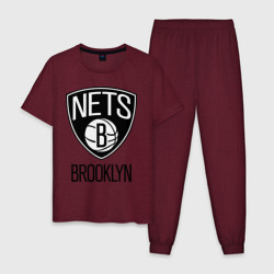 Мужская пижама хлопок Nets Brooklyn