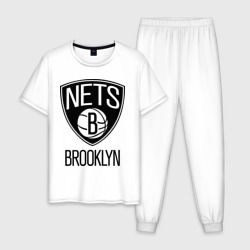 Мужская пижама хлопок Nets Brooklyn