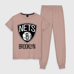 Женская пижама хлопок Nets Brooklyn