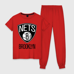 Женская пижама хлопок Nets Brooklyn