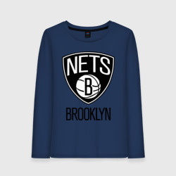 Женский лонгслив хлопок Nets Brooklyn