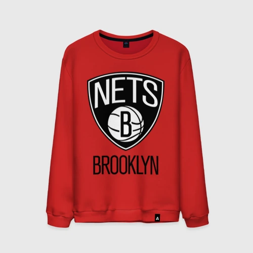Мужской свитшот хлопок Nets Brooklyn