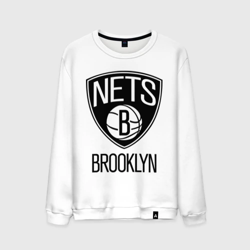 Мужской свитшот хлопок Nets Brooklyn