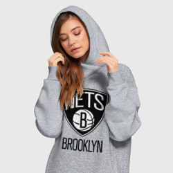 Платье-худи хлопок Nets Brooklyn - фото 2