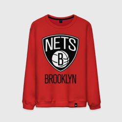 Мужской свитшот хлопок Nets Brooklyn