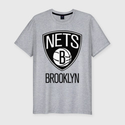 Мужская футболка хлопок Slim Nets Brooklyn