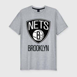 Мужская футболка хлопок Slim Nets Brooklyn