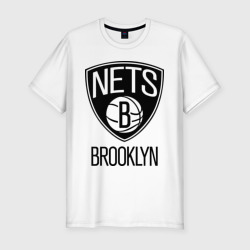 Мужская футболка хлопок Slim Nets Brooklyn