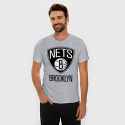 Мужская футболка хлопок Slim Nets Brooklyn - фото 2