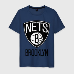 Мужская футболка хлопок Nets Brooklyn