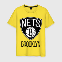 Мужская футболка хлопок Nets Brooklyn